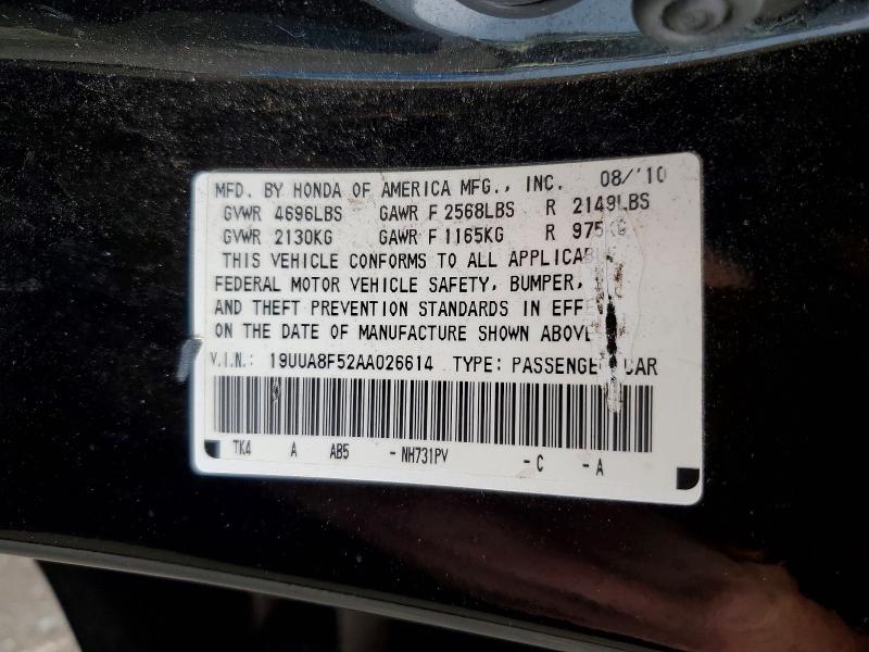 Продажа на аукционе авто 2010 Acura Tl, vin: 19UUA8F52AA026614, номер лота: 51449786