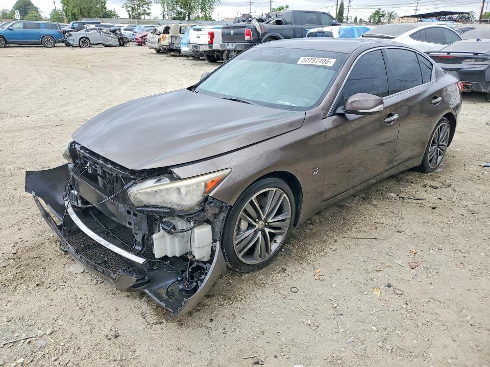 2014 Infiniti Q50 მანქანა იყიდება აუქციონზე, vin: JN1BV7AP3EM683135, აუქციონის ნომერი: 50787406