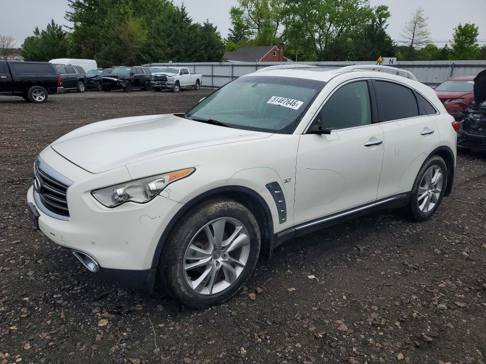 Auction sale of the 2016 Infiniti Qx70, vin: JN8CS1MW4GM751864, lot number: 51467646
