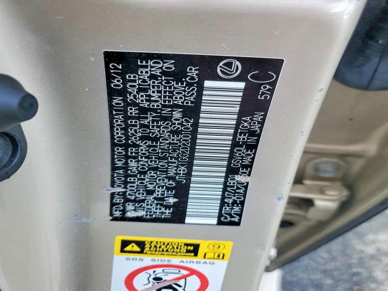 Продажа на аукционе авто 2013 Lexus Es 350, vin: JTHBK1GG2D2001042, номер лота: 46521776