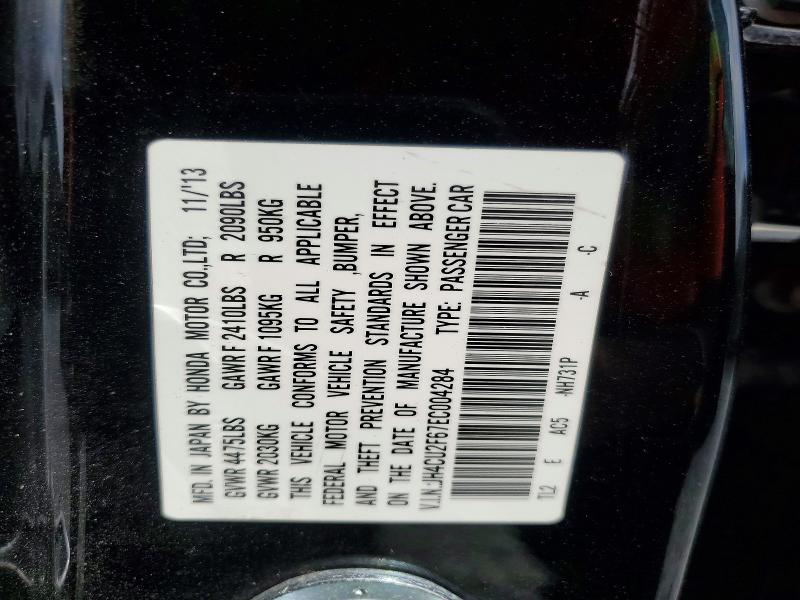 Aukcja sprzedaży 2014 Acura Tsx, vin: JH4CU2F67EC004284, numer aukcji: 48423036