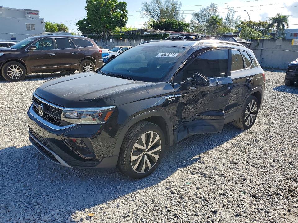 2022 Volkswagen Taos მანქანა იყიდება აუქციონზე, vin: 3VVRX7B23NM098750, აუქციონის ნომერი: 50976836