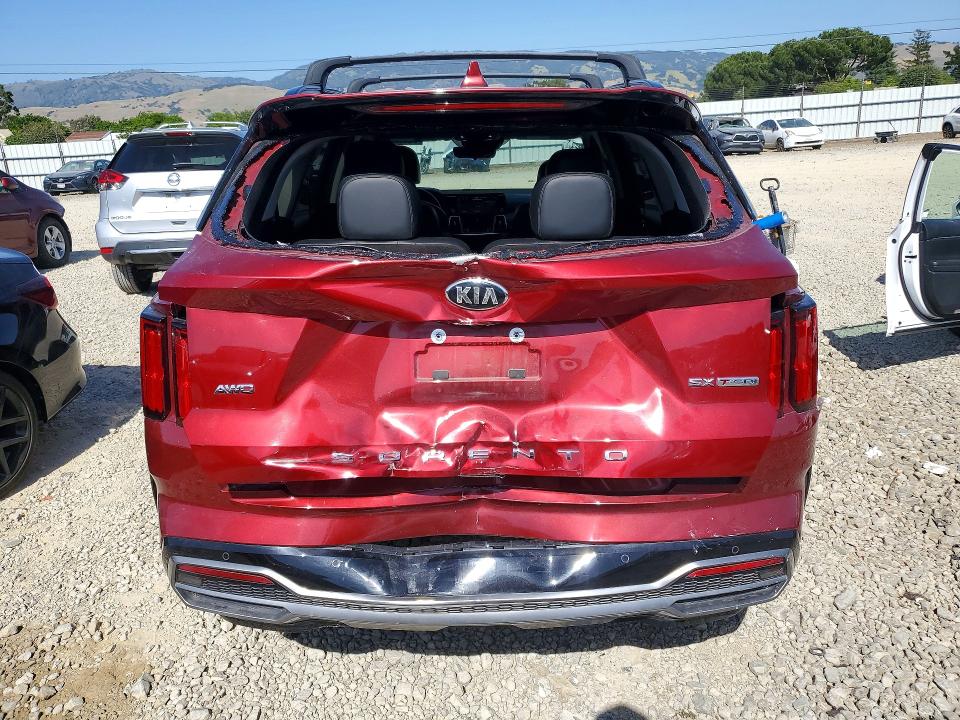 52082206 :رقم المزاد ، 5XYRKDLFXMG046377 vin ، 2021 Kia Sorento مزاد بيع