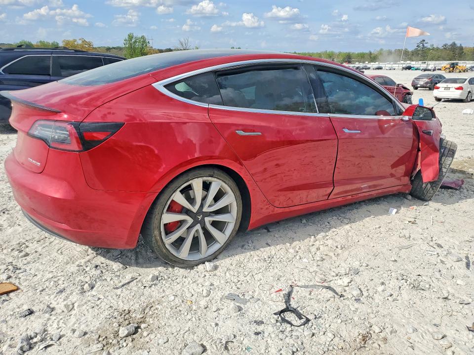 2018 Tesla Model 3 მანქანა იყიდება აუქციონზე, vin: 5YJ3E1EBXJF079954, აუქციონის ნომერი: 48017436