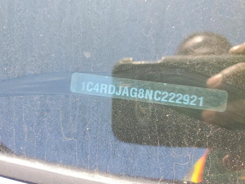 Продаж на аукціоні авто 2022 Dodge Durango, vin: 1C4RDJAG8NC222921, номер лоту: 49917376