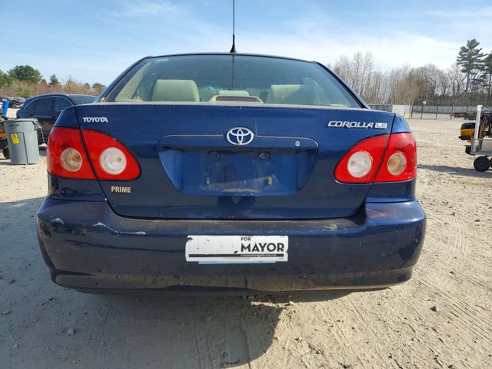 49865786 :رقم المزاد ، JTDBR32E760079247 vin ، 2006 Toyota Corolla مزاد بيع