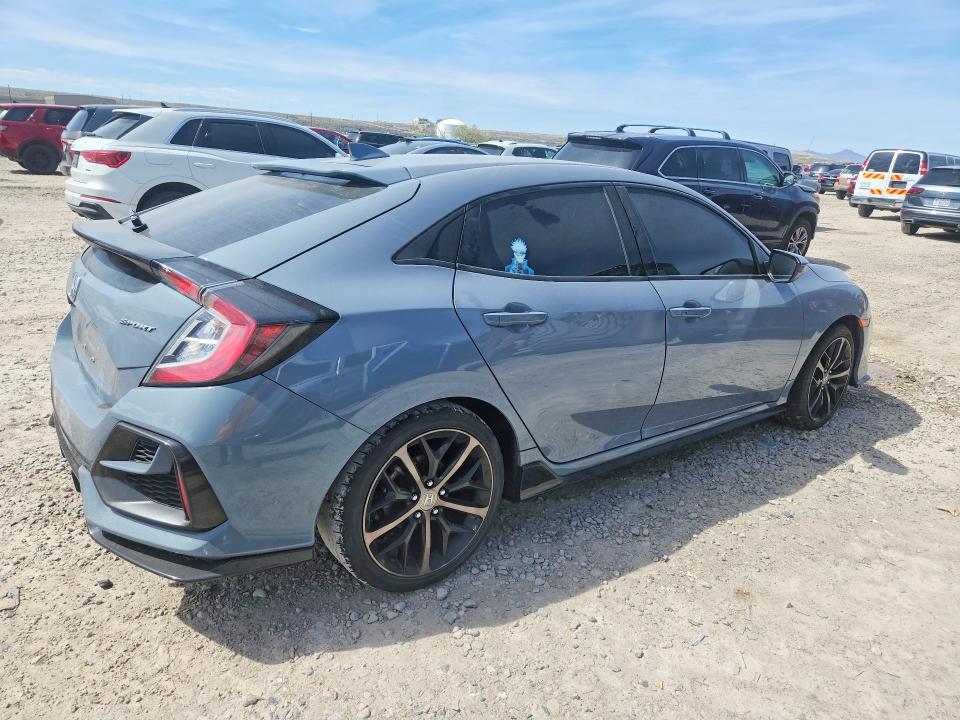 48589136 :رقم المزاد ، SHHFK7H46MU203713 vin ، 2021 Honda Civic مزاد بيع