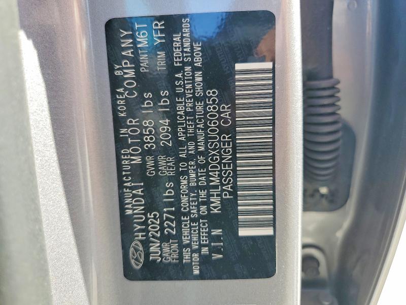 Продаж на аукціоні авто 2025 Hyundai Elantra, vin: KMHLM4DGXSU060858, номер лоту: 50529136