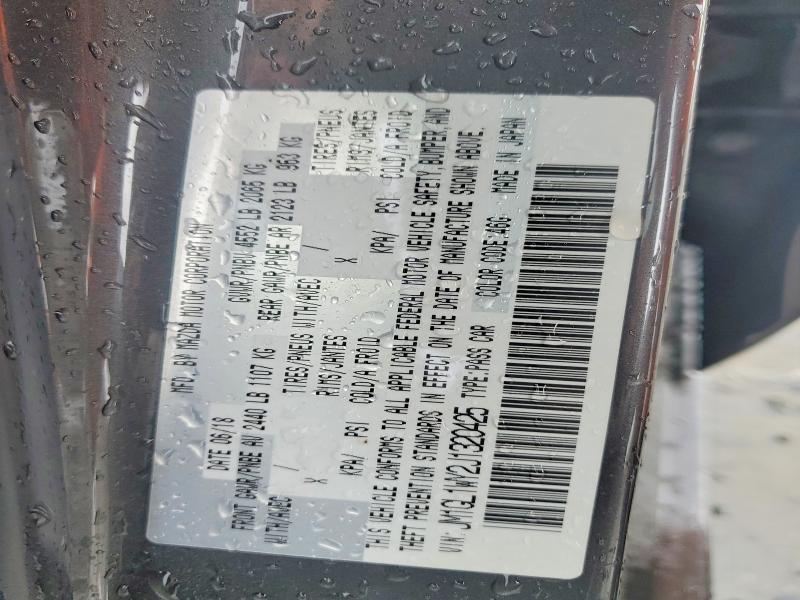 Продаж на аукціоні авто 2018 Mazda 6, vin: JM1GL1WY2J1320425, номер лоту: 47645806