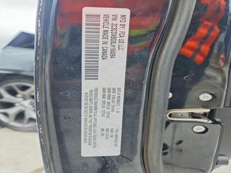 Продаж на аукціоні авто 2020 Dodge Charger, vin: 2C3CDXBG8LH184094, номер лоту: 51610356
