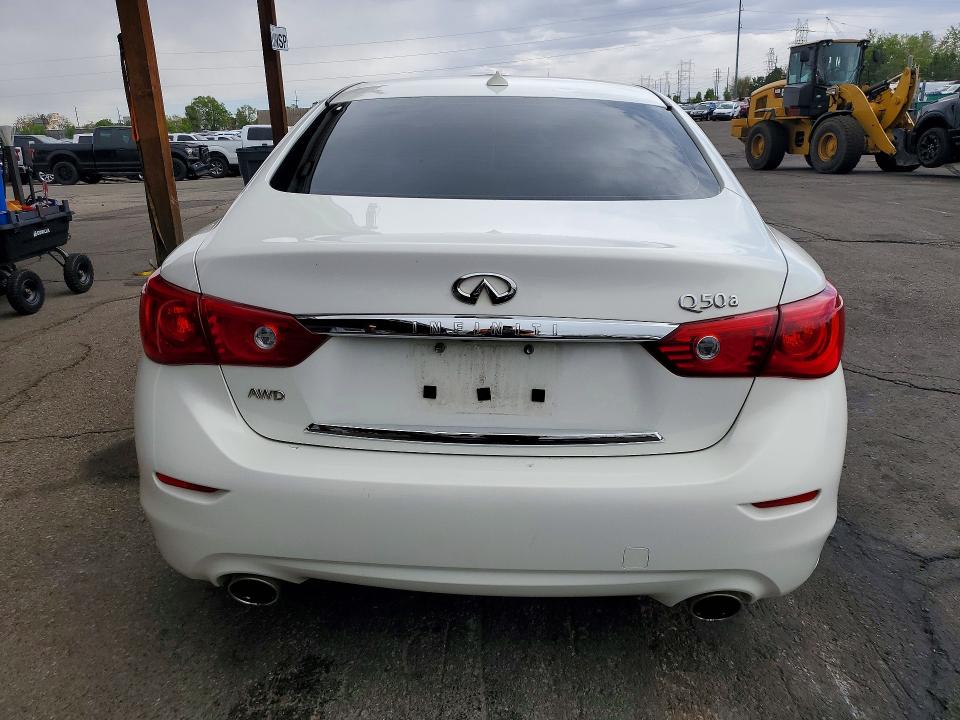 50068336 :رقم المزاد ، JN1BV7AR4FM423457 vin ، 2015 Infiniti Q50 مزاد بيع