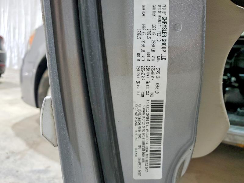 2013 Chrysler Town & Country მანქანა იყიდება აუქციონზე, vin: 2C4RC1BG8DR674097, აუქციონის ნომერი: 48792296
