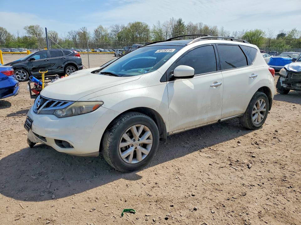 2012 Nissan Murano მანქანა იყიდება აუქციონზე, vin: JN8AZ1MW9CW219091, აუქციონის ნომერი: 50128316
