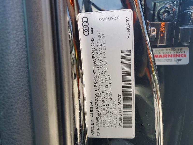 Продажа на аукционе авто 2015 Audi A3, vin: WAUBFGFF6F1057301, номер лота: 50822046