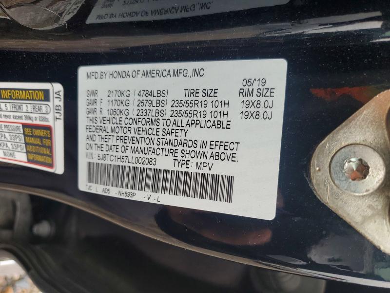 Продажа на аукционе авто 2020 Acura Rdx, vin: 5J8TC1H57LL002083, номер лота: 49652486