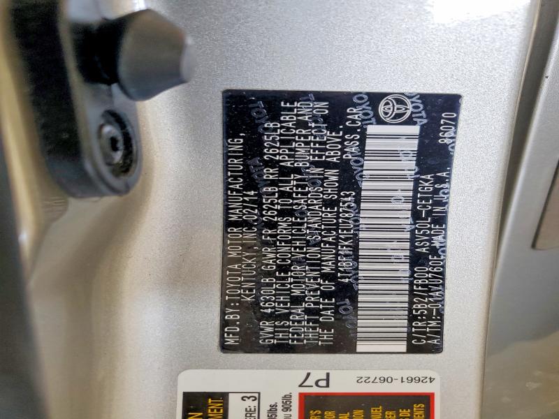 2014 Toyota Camry მანქანა იყიდება აუქციონზე, vin: 4T1BF1FK1EU787543, აუქციონის ნომერი: 49248076