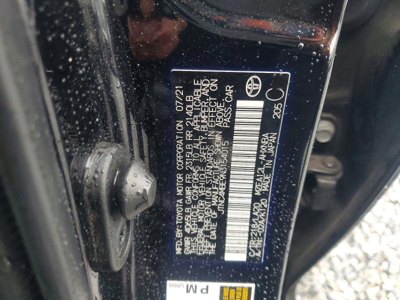 50789716 :رقم المزاد ، JTNC4MBE9N3154015 vin ، 2022 Toyota Corolla مزاد بيع