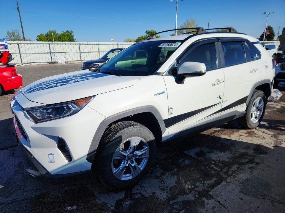 2020 Toyota Rav4 Hybrid მანქანა იყიდება აუქციონზე, vin: JTMRWRFV5LD072208, აუქციონის ნომერი: 50768976