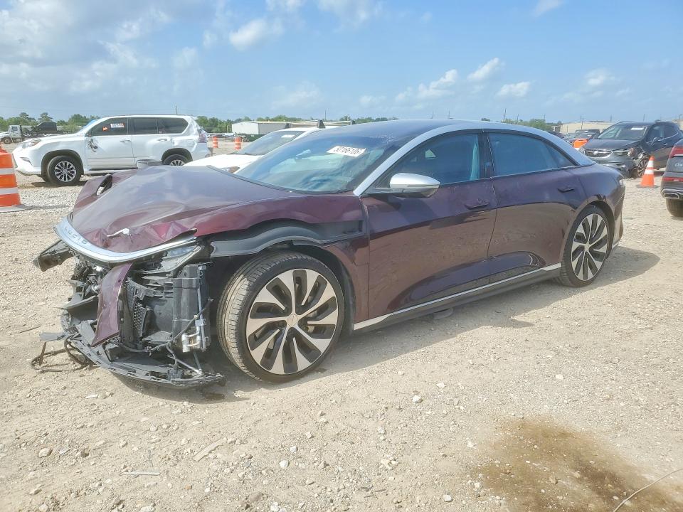 2023 Lucid Motors Air მანქანა იყიდება აუქციონზე, vin: 50EA1GBA1PA002842, აუქციონის ნომერი: 50166106