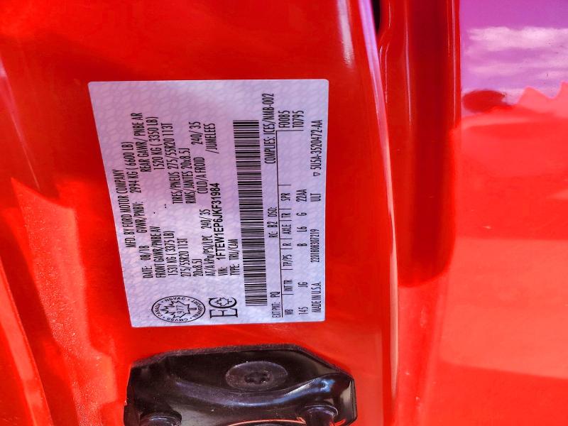2018 Ford F150 მანქანა იყიდება აუქციონზე, vin: 1FTEW1EP6JKF31984, აუქციონის ნომერი: 50752936