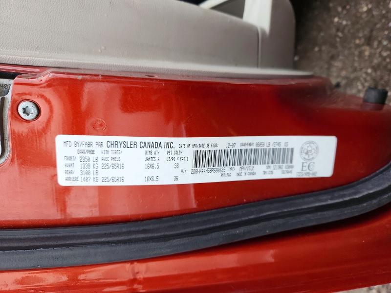 Aukcja sprzedaży 2008 Dodge Grand Caravan, vin: 2D8HN44H58R680685, numer aukcji: 49134376