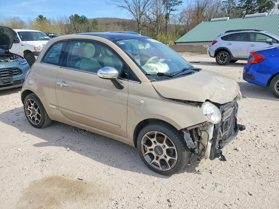 51333046 :رقم المزاد ، 3C3CFFCR7CT118230 vin ، 2012 Fiat 500 مزاد بيع