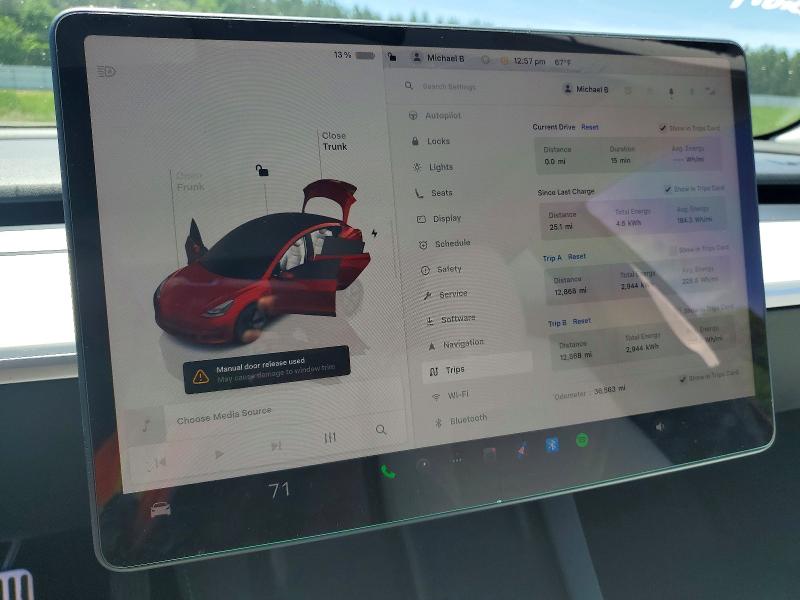 Aukcja sprzedaży 2023 Tesla Model 3, vin: 5YJ3E1EA4PF654307, numer aukcji: 51126386