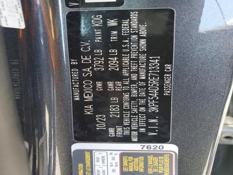 Продаж на аукціоні авто 2024 Kia Forte, vin: 3KPF54AD5RE713341, номер лоту: 50365726
