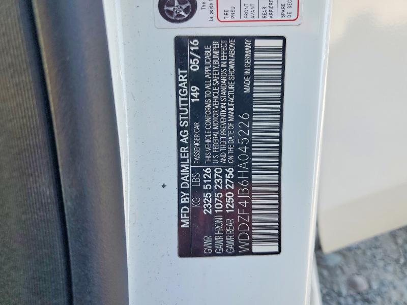 Aukcja sprzedaży 2017 Mercedes-benz E, vin: WDDZF4JB6HA045226, numer aukcji: 51774726