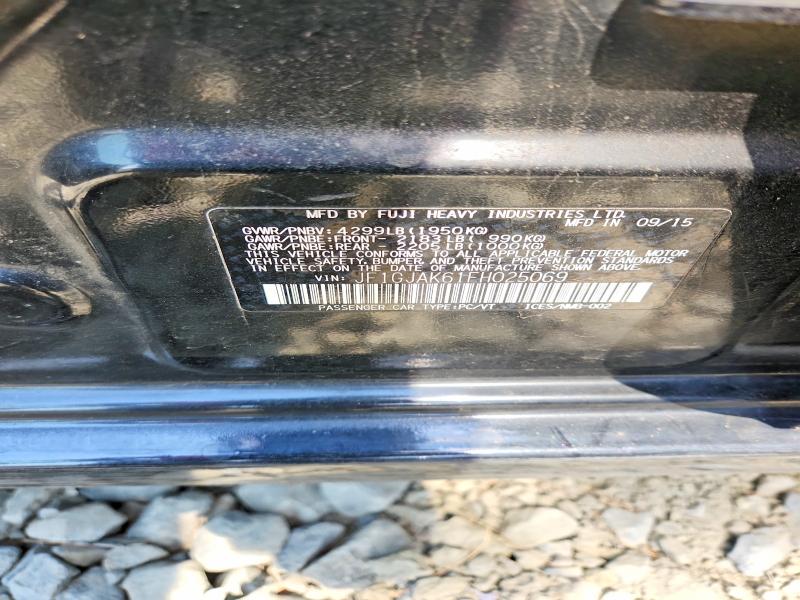 2015 Subaru Impreza მანქანა იყიდება აუქციონზე, vin: JF1GJAK61FH025069, აუქციონის ნომერი: 50698536
