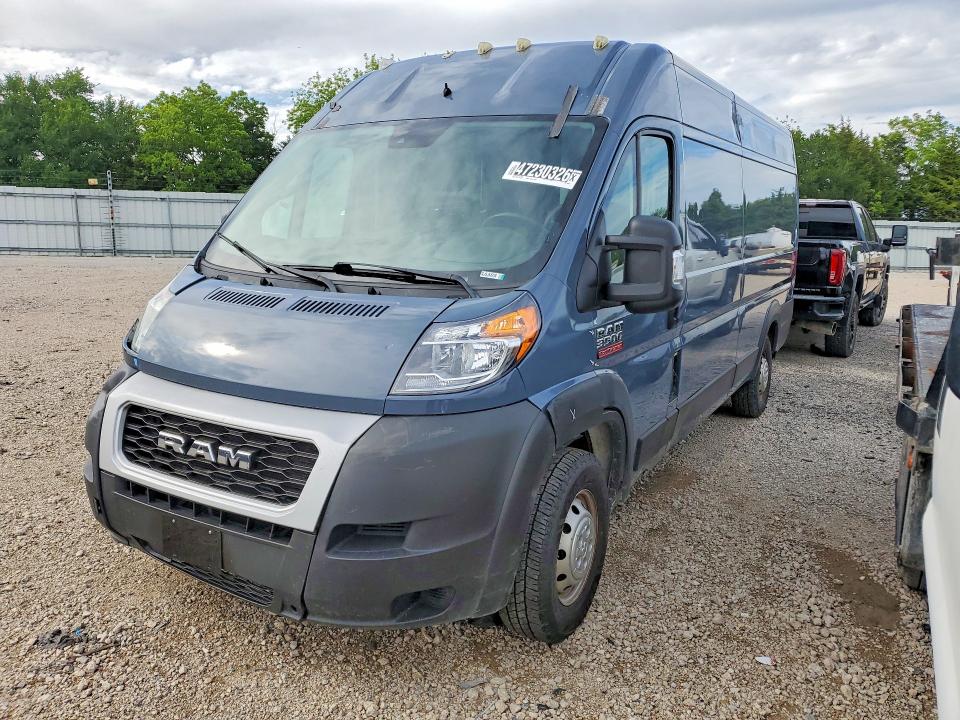 2021 Ram Promaster 3500 მანქანა იყიდება აუქციონზე, vin: 3C6MRVJG2ME586866, აუქციონის ნომერი: 47230326