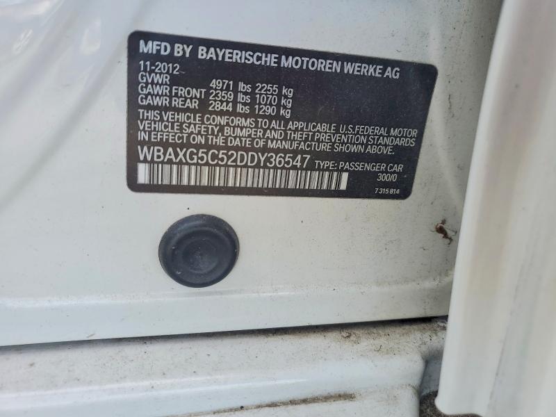 Aukcja sprzedaży 2013 Bmw 528, vin: WBAXG5C52DDY36547, numer aukcji: 51415926