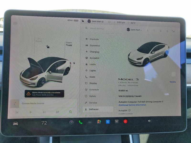 Aukcja sprzedaży 2020 Tesla Model 3, vin: 5YJ3E1EB0LF744461, numer aukcji: 48953686