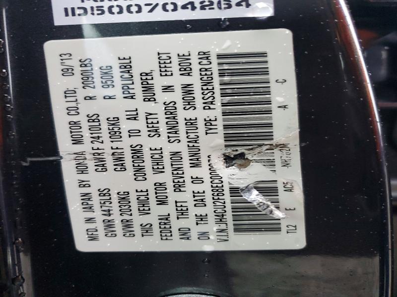 Aukcja sprzedaży 2014 Acura Tsx, vin: JH4CU2F68EC000972, numer aukcji: 49834686