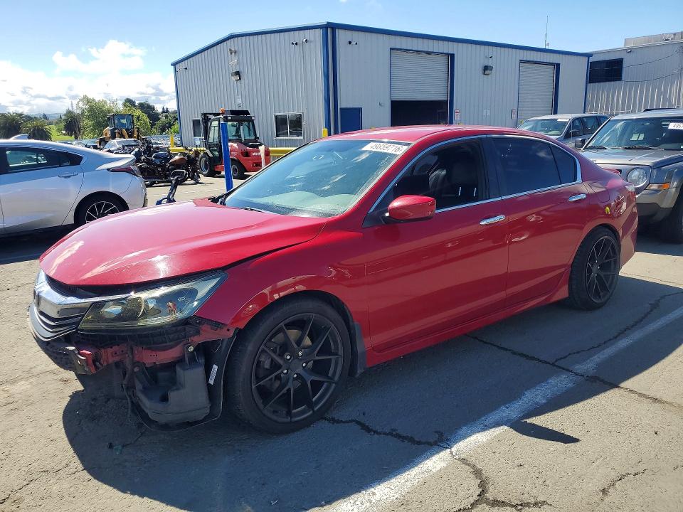 Продажа на аукционе авто 2017 Honda Accord, vin: 1HGCR2F58HA168204, номер лота: 49859716