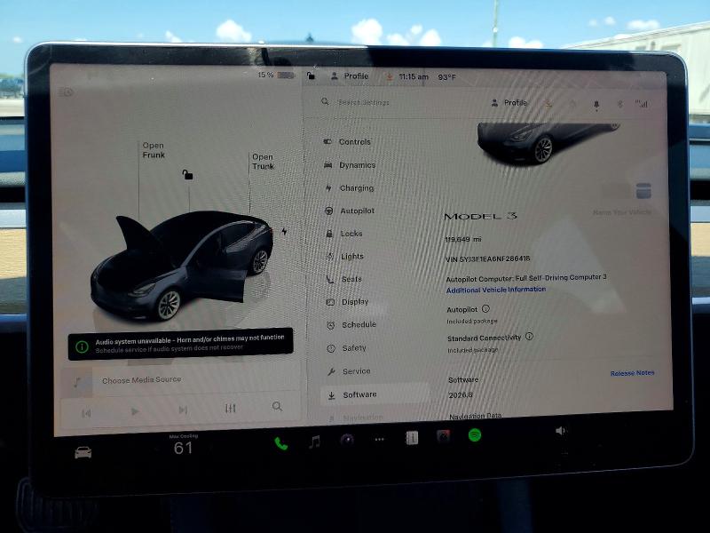 50499896 :رقم المزاد ، 5YJ3E1EA6NF286418 vin ، 2022 Tesla Model 3 مزاد بيع
