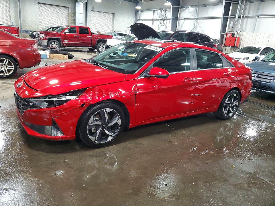 50485456 :رقم المزاد ، 5NPLN4AG7NH077931 vin ، 2022 Hyundai Elantra مزاد بيع