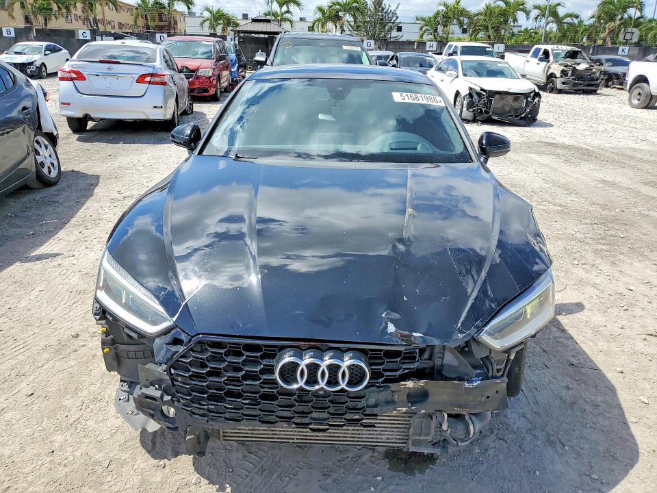 2018 Audi A5 მანქანა იყიდება აუქციონზე, vin: WAUCNCF55JA128729, აუქციონის ნომერი: 51681986