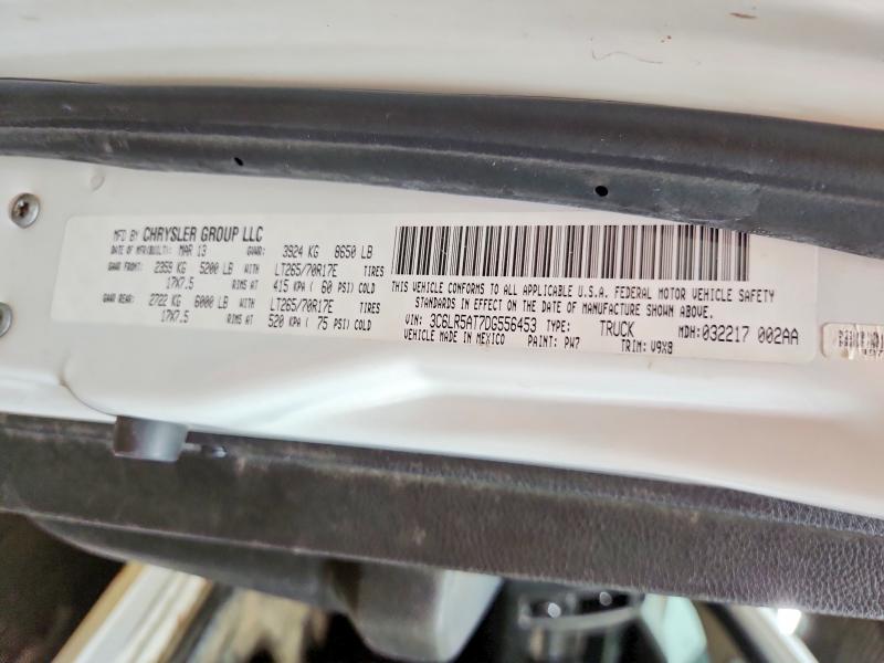 Продажа на аукционе авто 2013 Ram 2500, vin: 3C6LR5AT7DG556453, номер лота: 49863026
