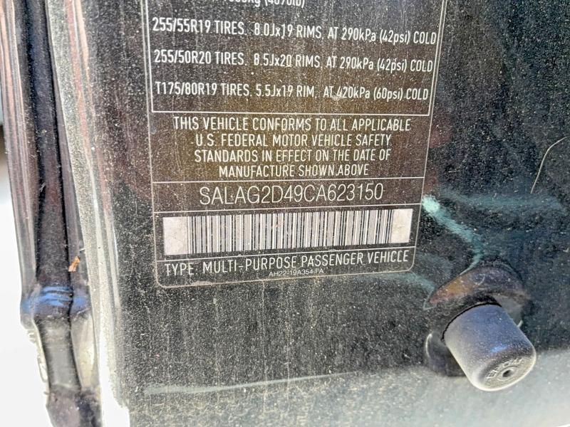 Aukcja sprzedaży 2012 Land Rover Lr4, vin: SALAG2D49CA623150, numer aukcji: 52179016