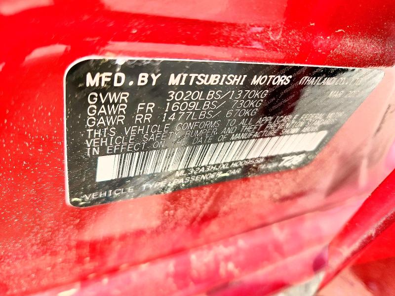 Продаж на аукціоні авто 2020 Mitsubishi Mirage, vin: ML32A3HJXLH009558, номер лоту: 50071236