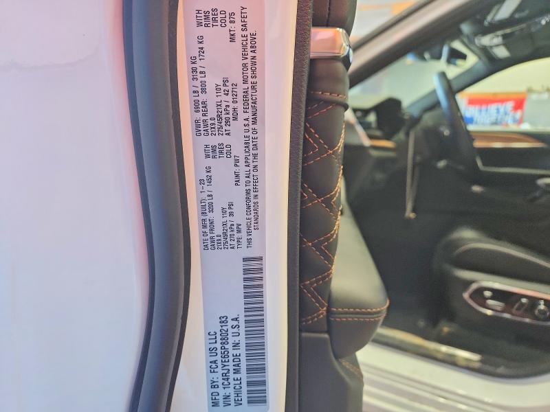 50529976 :رقم المزاد ، 1C4RJYE65P8802183 vin ، 2023 Jeep Grand Cherokee مزاد بيع