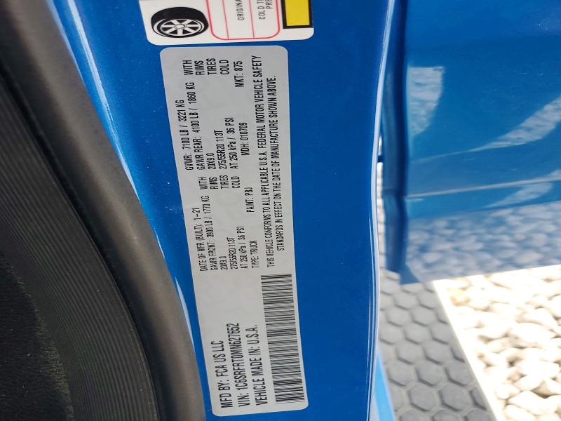 2021 Ram 1500 მანქანა იყიდება აუქციონზე, vin: 1C6SRFRT0MN627652, აუქციონის ნომერი: 48087406