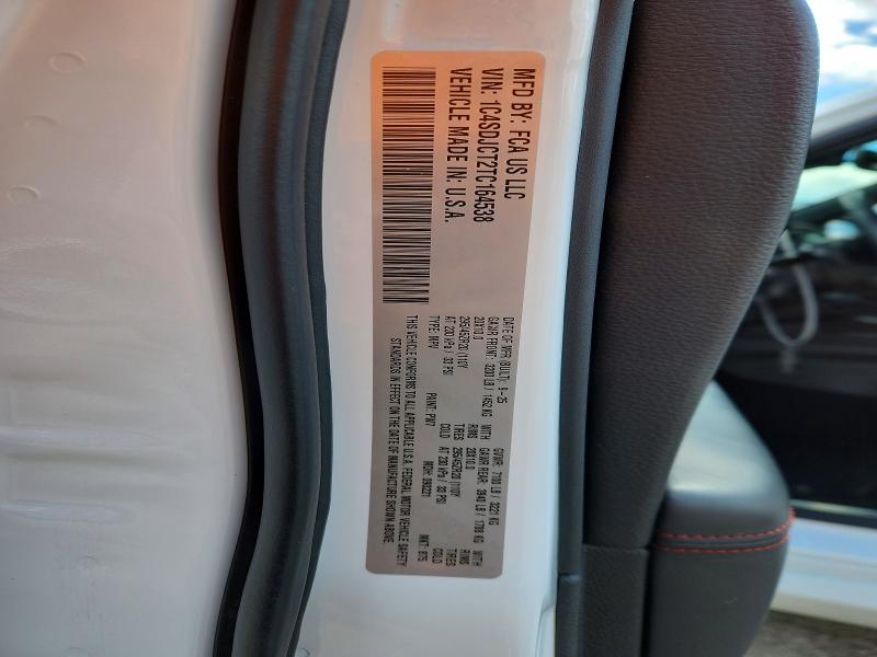 48290256 :رقم المزاد ، 1C4SDJCT2TC164538 vin ، 2026 Dodge Durango مزاد بيع