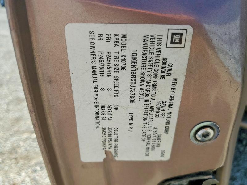 1996 Gmc Yukon მანქანა იყიდება აუქციონზე, vin: 1GKEK13R3TJ737308, აუქციონის ნომერი: 49445096
