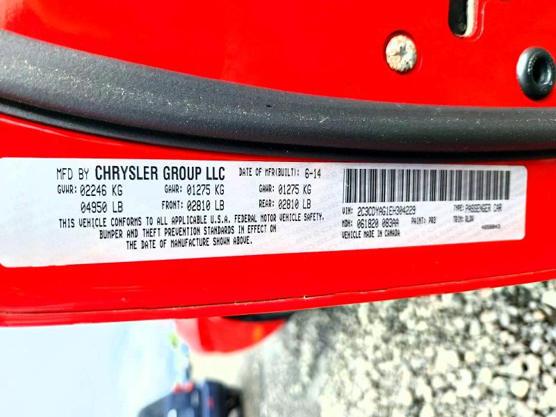 50677106 :رقم المزاد ، 2C3CDYAG1EH304229 vin ، 2014 Dodge Challenger مزاد بيع