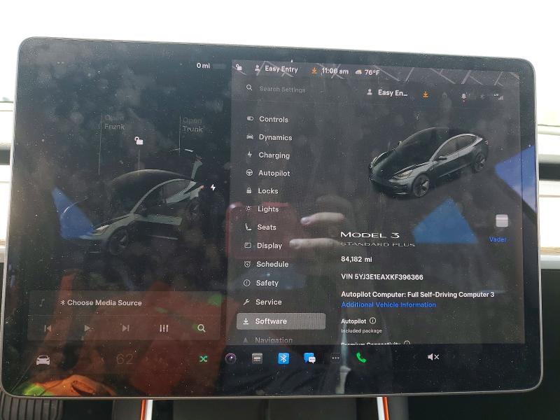 Aukcja sprzedaży 2019 Tesla Model 3, vin: 5YJ3E1EAXKF396366, numer aukcji: 48934736