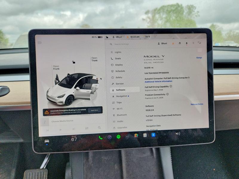 Продаж на аукціоні авто 2023 Tesla Model Y, vin: 7SAYGDEE7PF690919, номер лоту: 48496406