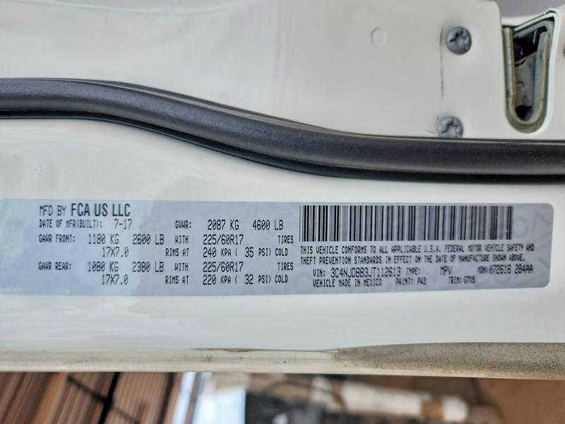 Продажа на аукционе авто 2018 Jeep Compass, vin: 3C4NJDBB3JT112613, номер лота: 49785256