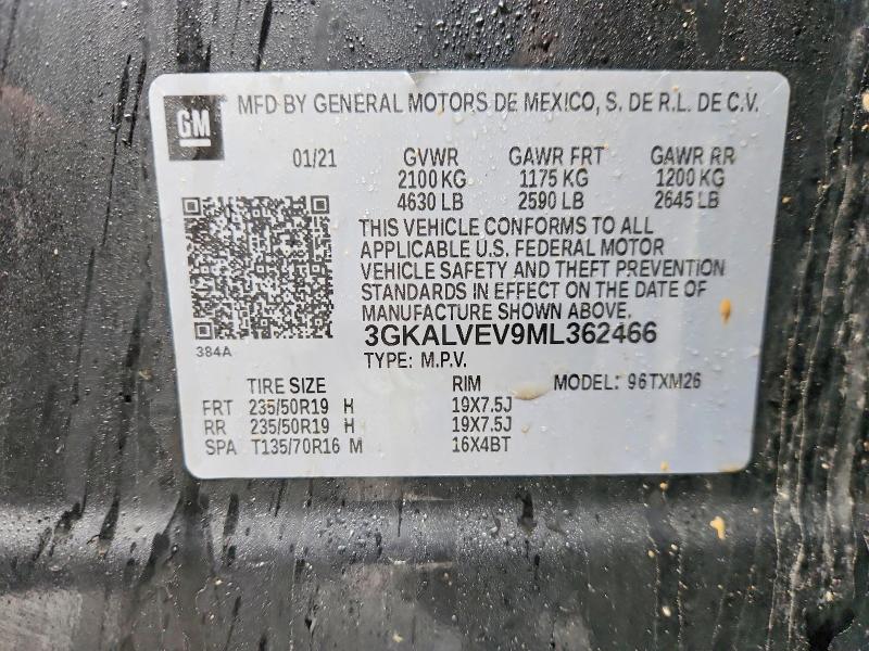 Продажа на аукционе авто 2021 Gmc Terrain, vin: 3GKALVEV9ML362466, номер лота: 47432006